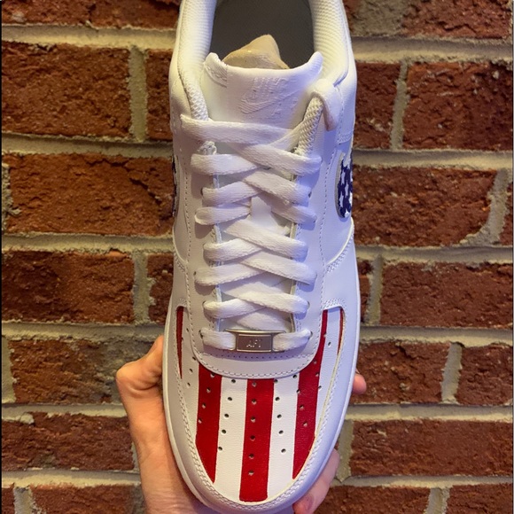 Red White & Blue Airforce 1 Low’s - Picture 3 of 5